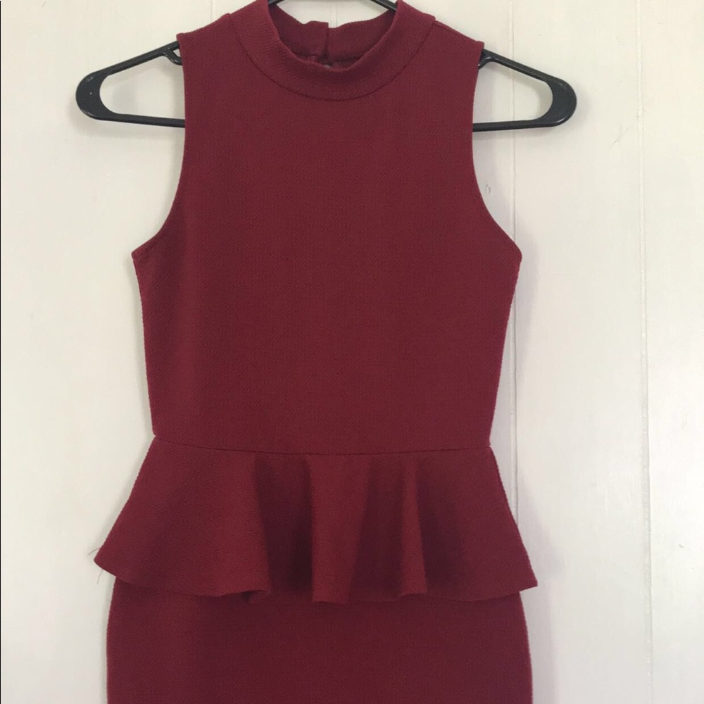Sexy red dress